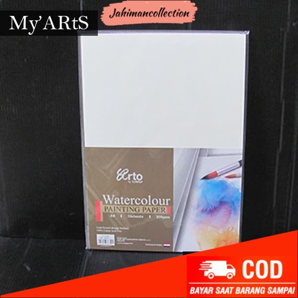 

✨ BISA COD ✨ Arto Watercolor Painting Paper A4 (Cotton 300 gsm)