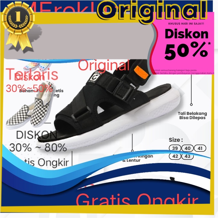 MErekLine Nw Arrival Original Spoiled - Kilimanjaro 04 Sandal Pria Travelling Sendal Gunung Pria Ori