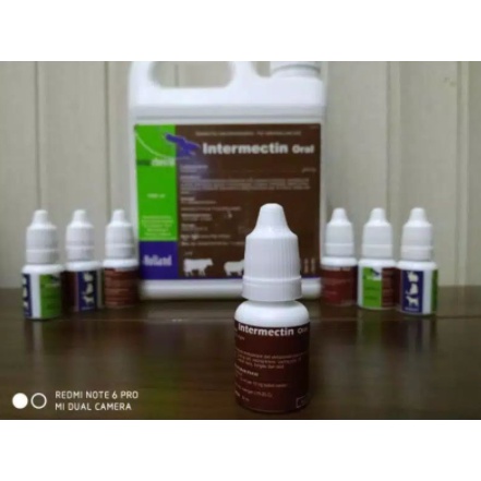 Intermectin Oral 10 Ml - Obat Kutu Gudik Cacing Scabies Kucing Anjing Kelinci