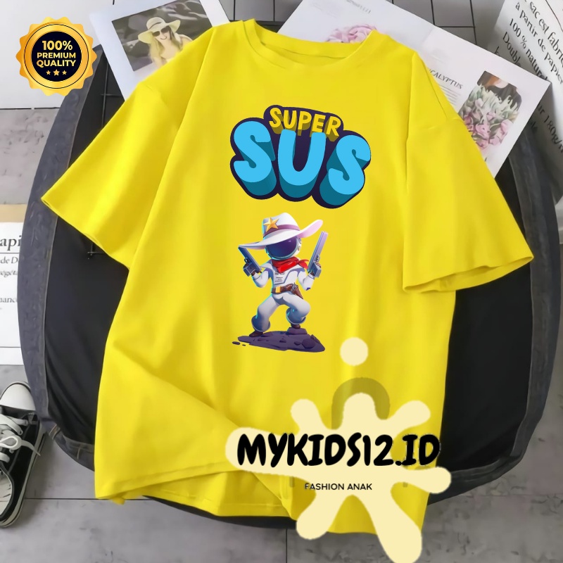 BAJU KAOS ANAK SUPER SUS GAME ANAK TERBARU BAHAN PREMIUM