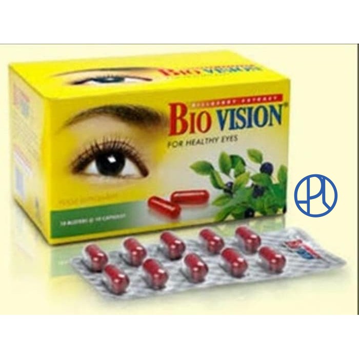 BIOVISION UNTUK KESEHATAN MATA 1 BLISTER ISI 10 CAPSULES