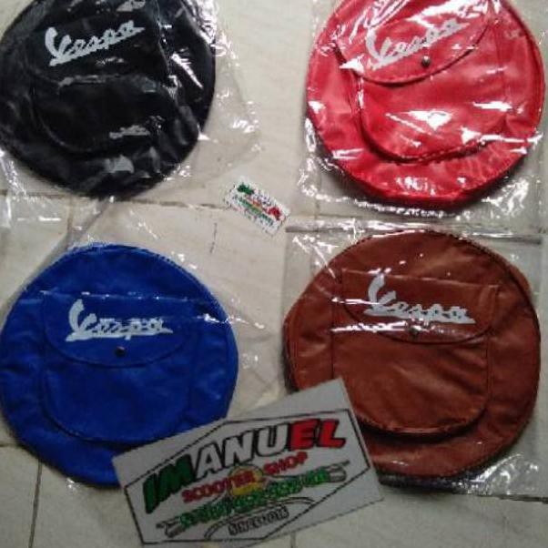 Cover ban serep VESPA murah KANTONG BAN SEREP TAS BAN SEREP VESPA ring 8 & ring 10 (KODE F66)