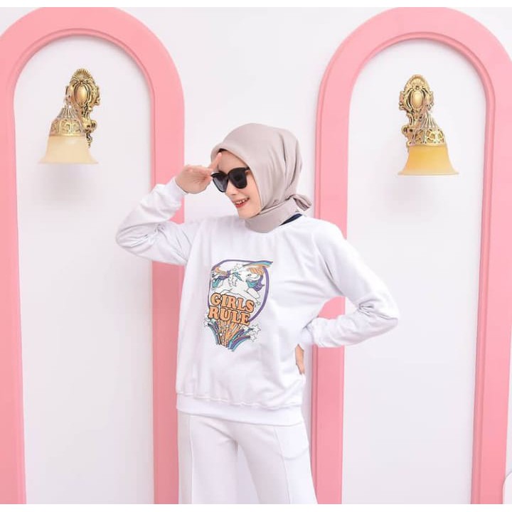 Sweater Wanita Grosir Keren - Girls Rules