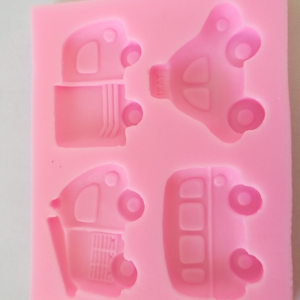 Cartoon Series : Cute Cars Silicone Mold