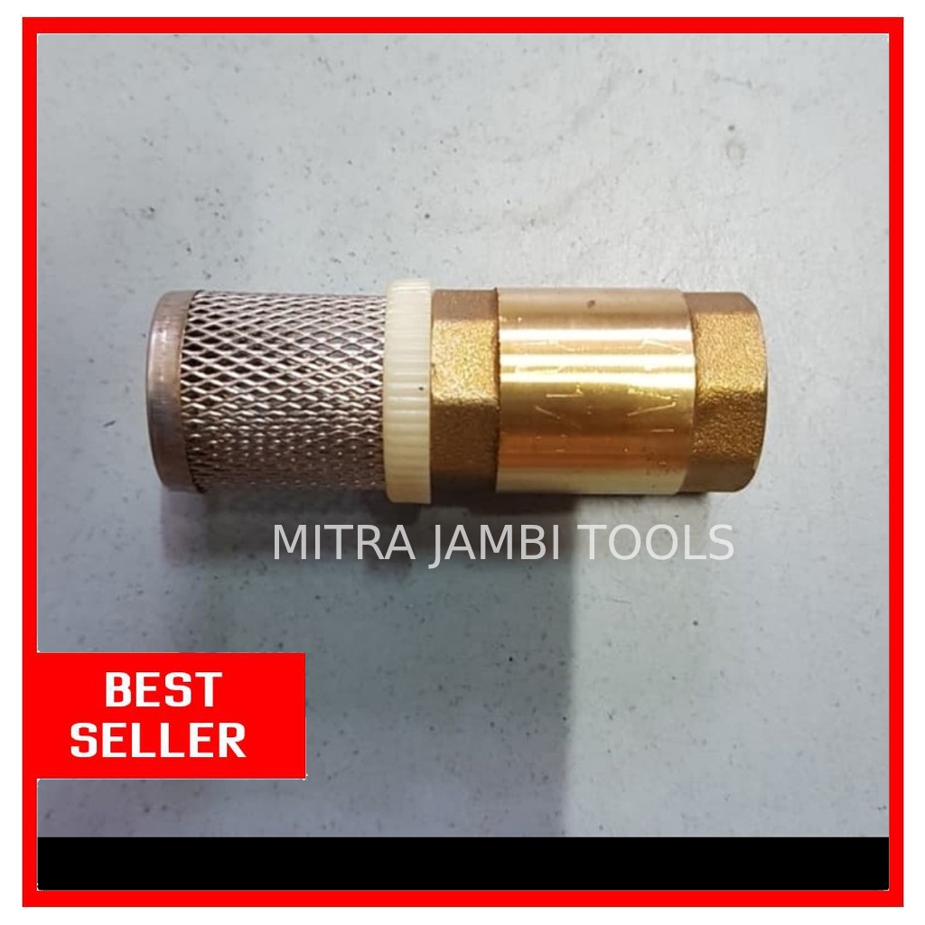 SARINGAN AIR SUMUR FOOT KLEP KUNINGAN