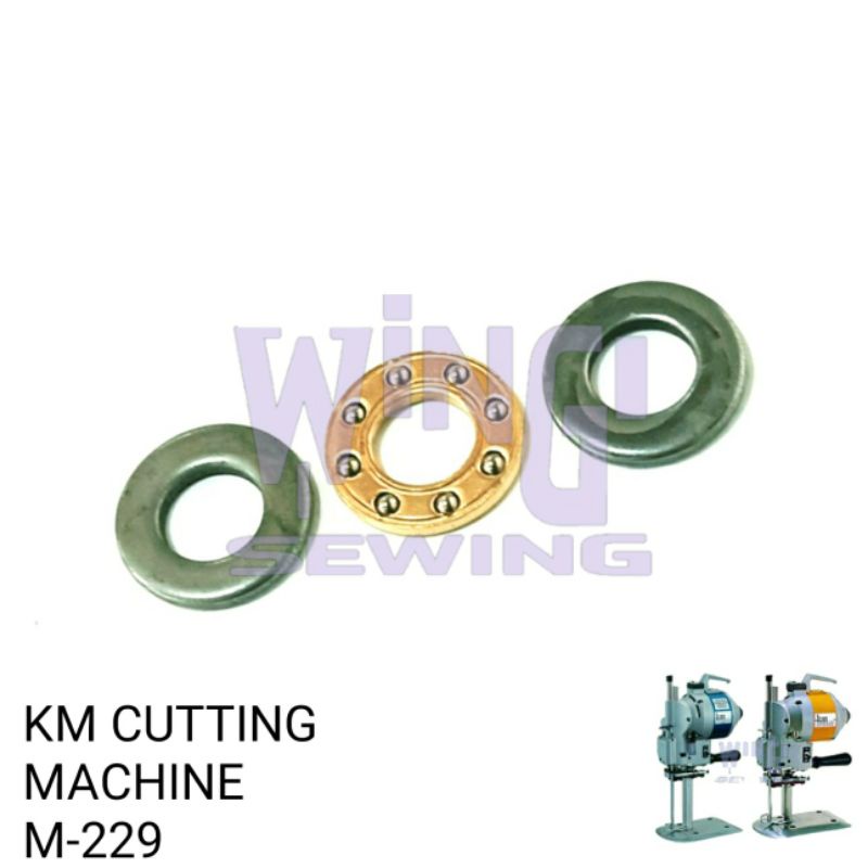 M229 KM Bearing Washer As Ulir Asahan Mesin Potong Kain KM M-229