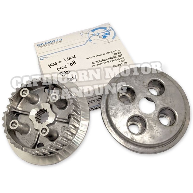 KAKI 4 LAWAN SET JUPITER MX 08 2008 OKAMOTO BOSS CLUTCH PLAT PRESSURE