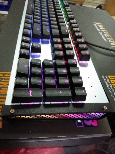 Imperion Centipada Keyboard Gaming Mechanical RGB Blue Switch