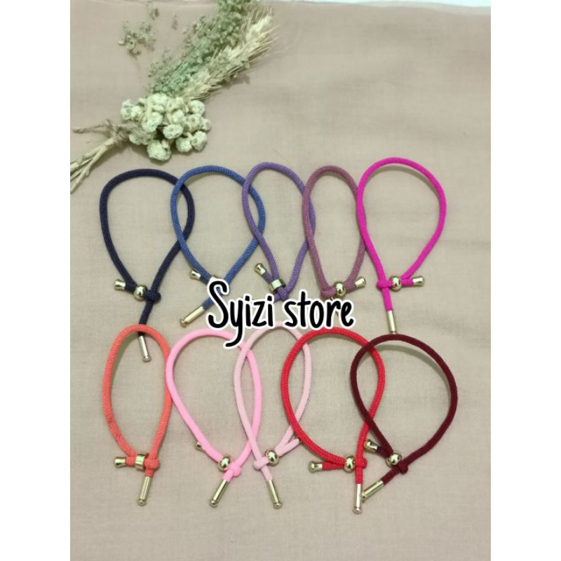 (free stoper)gelang tali pandora/ gelang serut pandora/gelang tali hongkong