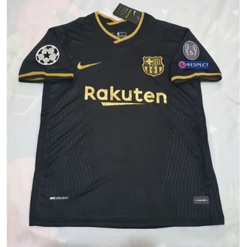JERSEY BARCELONA AWAY FULL PATCH UCL 2020/2021 GRADE ORI THAILAND