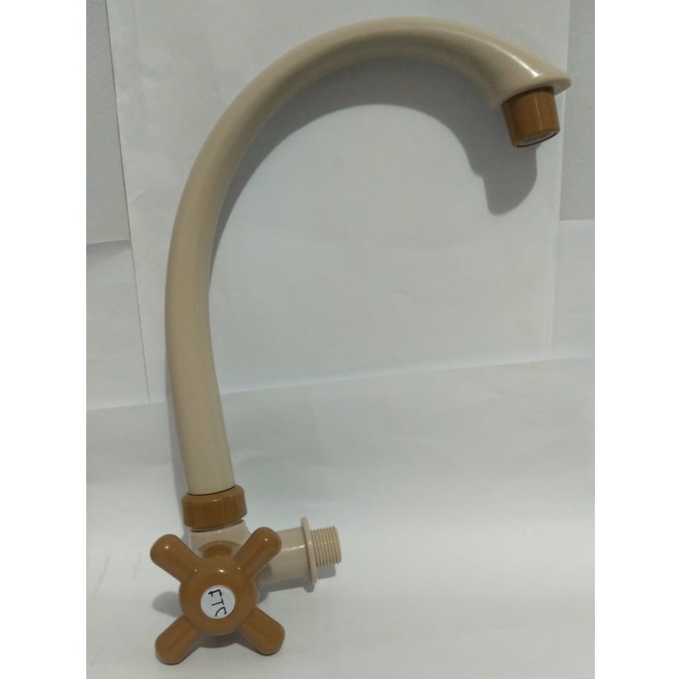 KRAN CUCI PIRING PLASTIK /KERAN DAPUR ANGSA/KRAN AIR PVC TERSEDIA BANYAK WARNA/KERAN BALING WASTAFEL