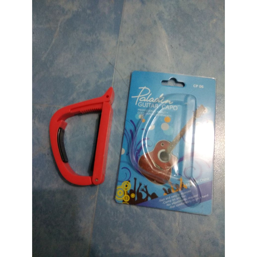 Capo Gitar dan Bass Akustik Elektrik Merk Cowboy Tipe AW-1005 Model D Alat Jepit Jakarta Murah