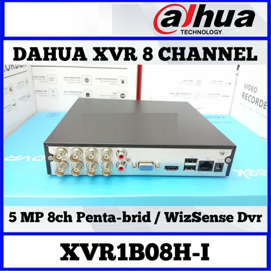 DVR DAHUA 5MP 8 CHANNEL XVR1B08H-I WIZSense