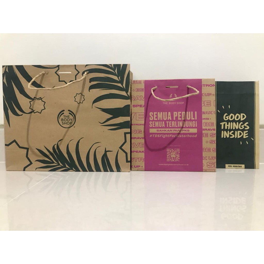 

PAPERBAG THE BODY SHOP ORIGINAL