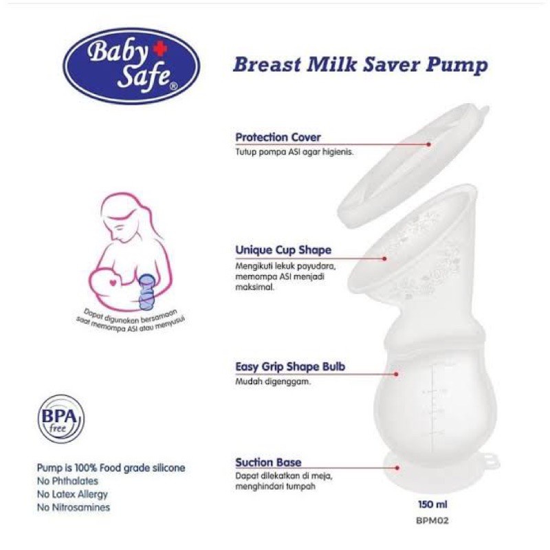 Baby Safe Breast Milk Saver Pump BPM02