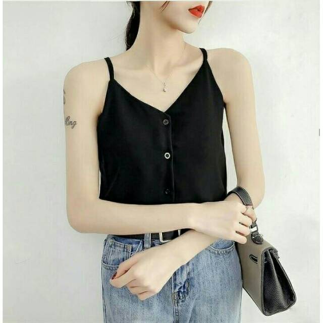 488 Atasan tanktop htm / blouse inner wanita / tanktop inner