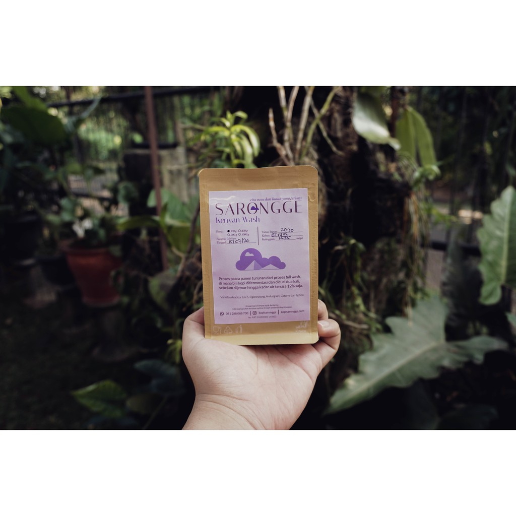 

Kopi Sarongge Kenyan Wash (100g) [SPECIALTY ARABICA] Roasted Beans by Negri Kopi