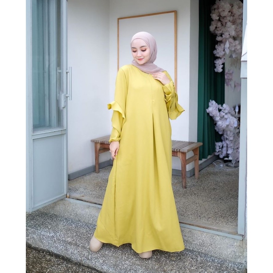 ISYARA DRESS/gamis wanita/dress muslim/gamis mocrepe/dress termurah/terlaris