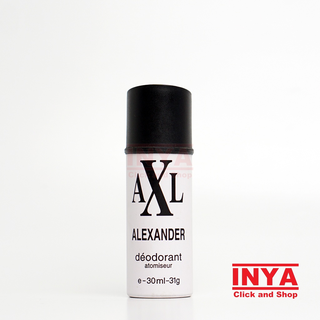 ALEXANDER AXL WHITE DEODORANT PARFUME SPRAY 30ml - PUTIH