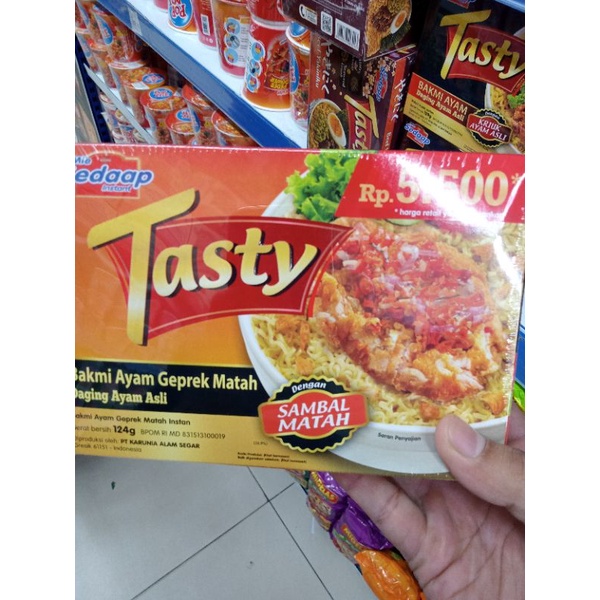 Jual Mie Sedaap Tasty Bakmi Ayam Geprek Matah Shopee Indonesia