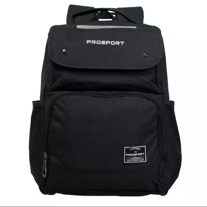 Prosport Tas Ransel Pria dan Wanita Tas Punggung Backpack Original - Black