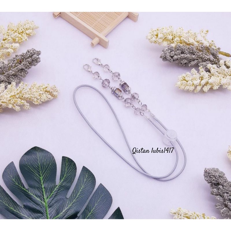 Strap mask  kristal dadu