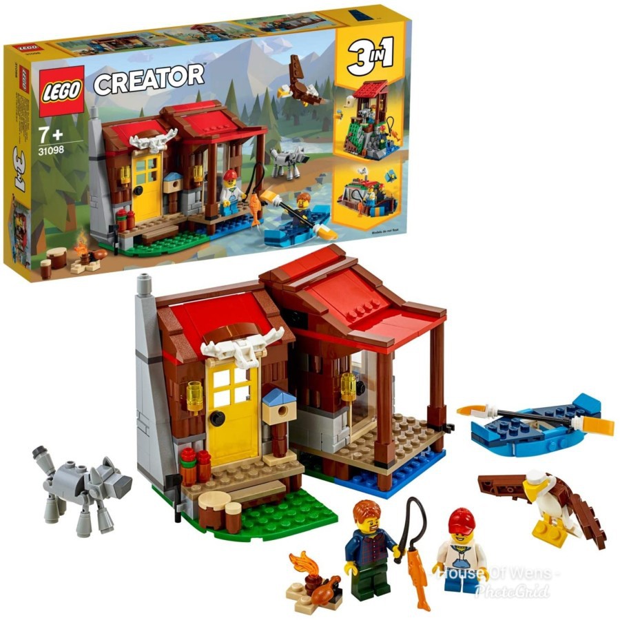 LEGO 31098 CREATOR OUTBACK CABIN 7+ 305 PCS -MAINAN LEGO ORIGINAL