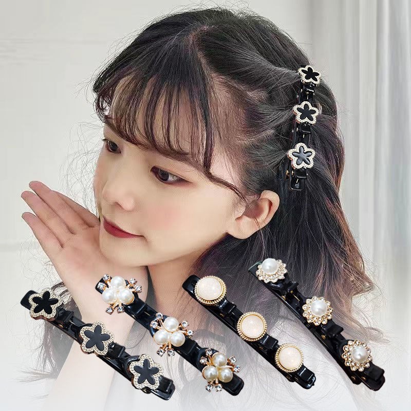 New Double Bangs Hairstyle Make Up Hairpins Headbands for Women Hair Bands Thin Plastic Headband Clips Braided Hair Tools