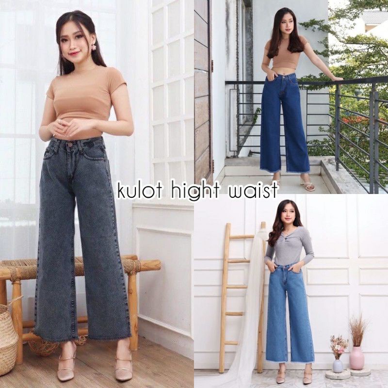 celana jeans wanita//kulot jeans wAnita masa kini/clana wanita/clana kulot cewek.kulot jeans