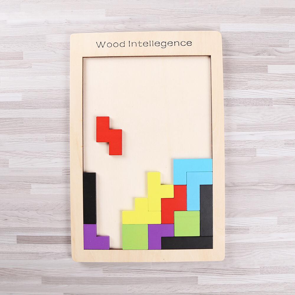 puzzle edukasi kayu tangram tetris