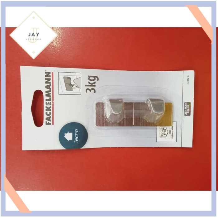 FACK BORDERED HOOK ADHESIVE DOUBLE S/S CARD  FACKELMENN