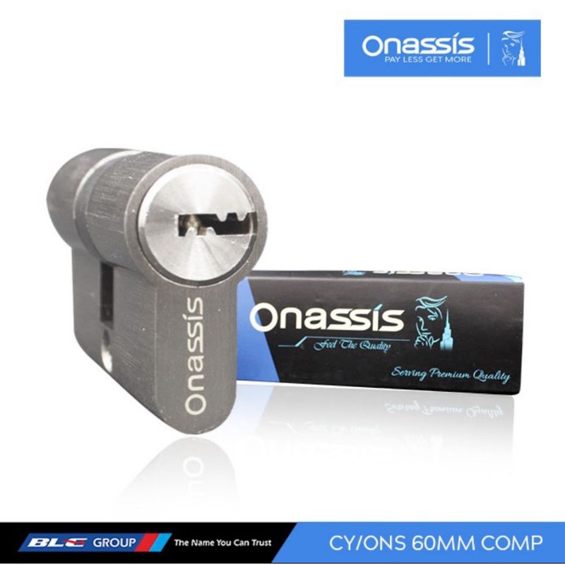 Double Cylinder Onassis 60mm Computer Key Isi Kunci Computer Key Cylinder Master Key
