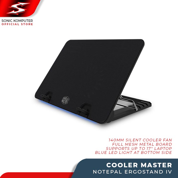 Cooler Master Notepal Ergostand IV Adjustable Stand Laptop Cooling Pad