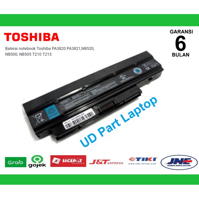 Baterai notebook Toshiba PA3820 PA3821,NB520, NB500, NB505 T210 T215