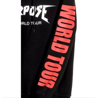 Sweater Hoodie H M Purpose  World Tour  Justin Bieber 