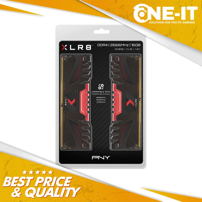 RAM PNY XLR8 16GB Kit (2x8GB) DDR4 2666MHz (PC4-21300) CL16