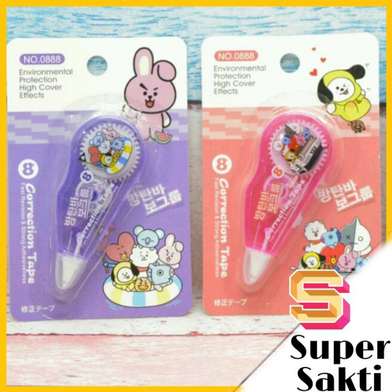 

Tipe x / correction tape karakter BTS BT21