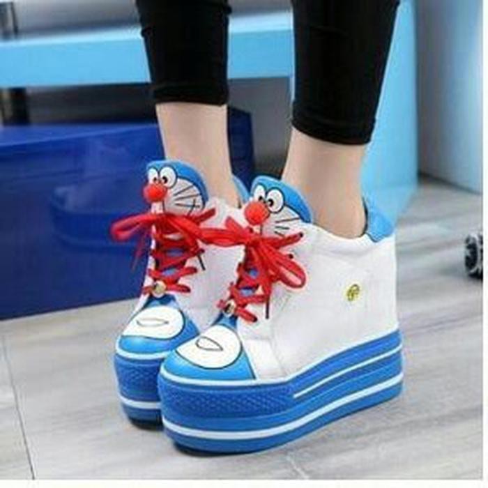 terUPDATE Sepatu Boots Wanita Korea Doraemon SBO313 Boots & Ankle Boots terUPDATE