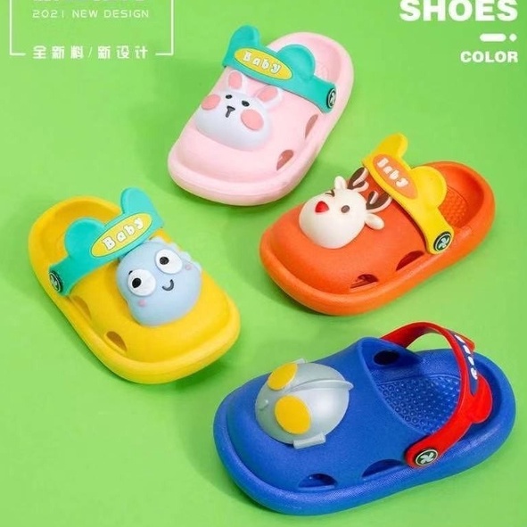 littlekiddoss SH2142 Sendal Bapao Anak Sepatu Sandal Karet Anak Import