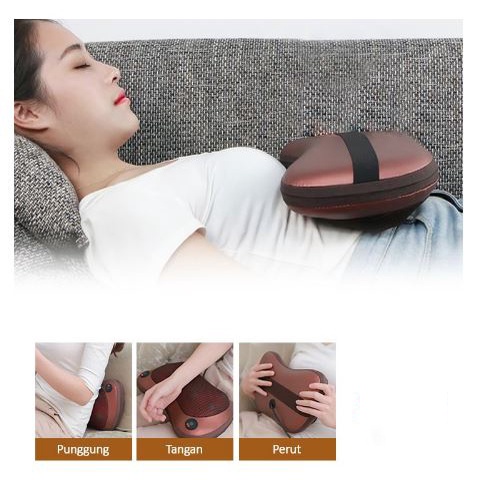 Bantal Pijat/Bola Massage Pillow Mobil dan Rumah