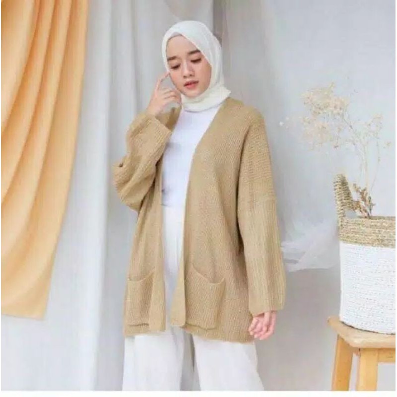 GFS RJT LAVELLA OVERSIZE KNIT OUTER RAJUT