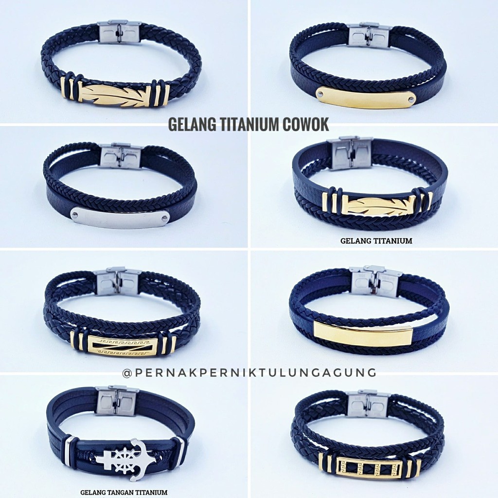 Gelang Titanium Cowok Cewek