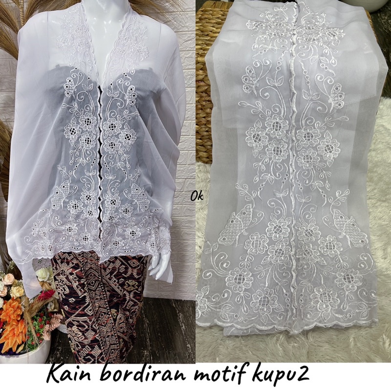 kain bordir motif kupu