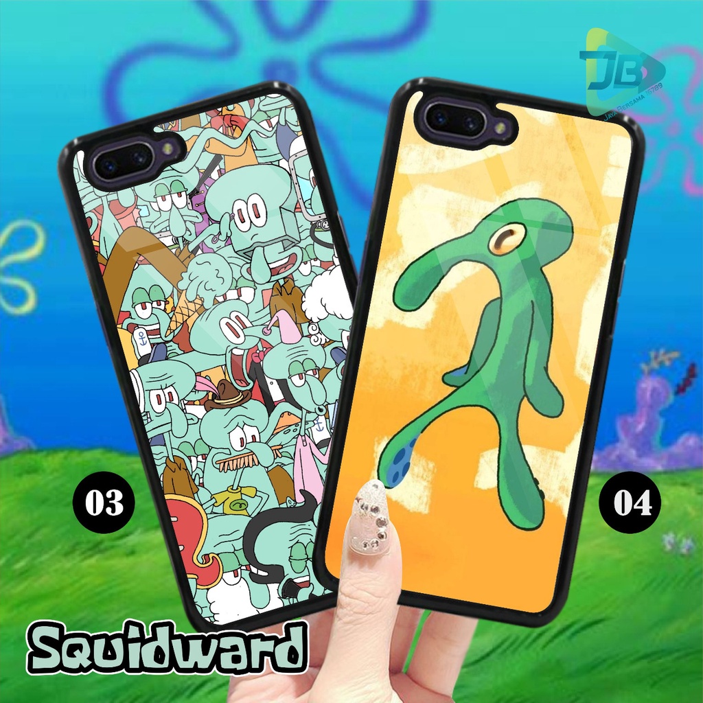 HARDCASE 2D GLOSSY SQUIDWARD OPPO VIVO XIAOMI SAMSUNG REALME IPHONE ALL TYPE JB4697