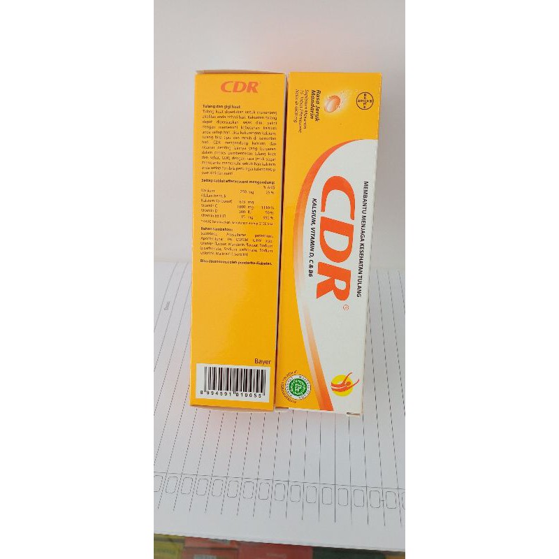 CDR vitamin & supplement kalsium tulang.