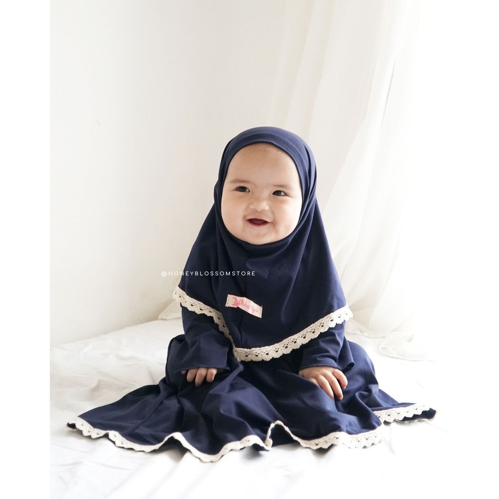 HONEYBLOSSOM gamis anak bayi alesha / gamis bayi perempuan 6 12 bulan