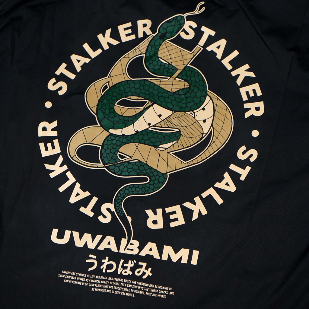 Stalker Jacket Coach - Uwabami Hitam