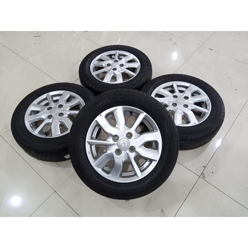 velg mobil bekas agya ring 14x5 pcd 4x100 et50 + ban 175 65 14