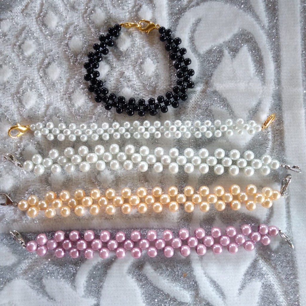 

Konektor dan lanyard Masker Mutiara Bulat Cristal tali karet konektor lanyard kail nyaman dipakai