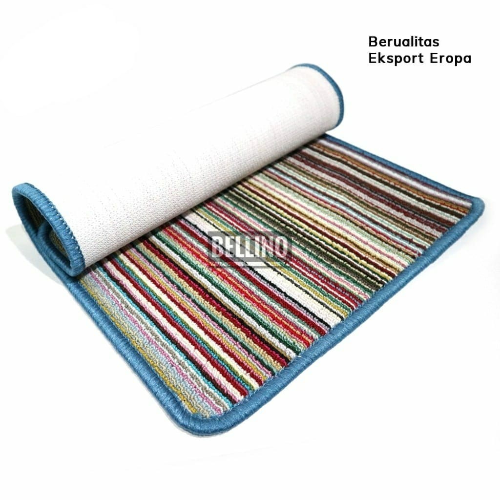 Keset Karpet Anti Slip Keset Kaki Garis Salur Premium Tebal Keset Kamar Murah Tebal Awet Keset Dapur